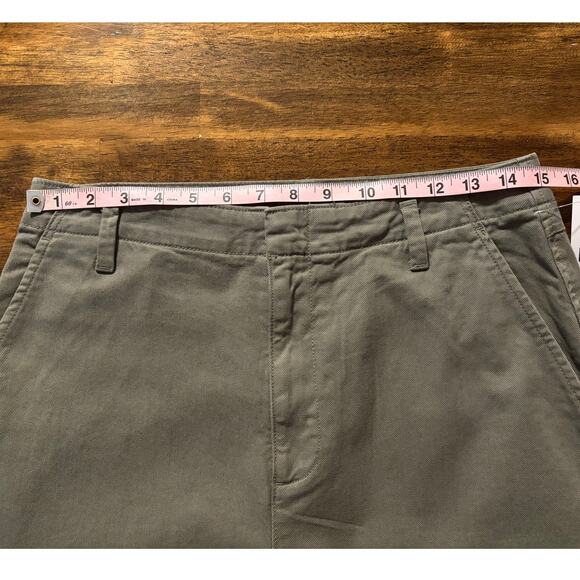 Gap Women’s 8 Tall 30 x 32 Pants Loose Khaki High Rise Straight Wide Chino - Picture 8 of 12